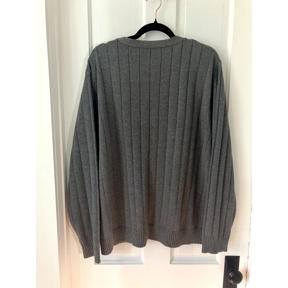 Vintage Men's Dad Cardigan‎ Grandpa Sweater Y2K Prep 90s Windham Pointe Sz XL